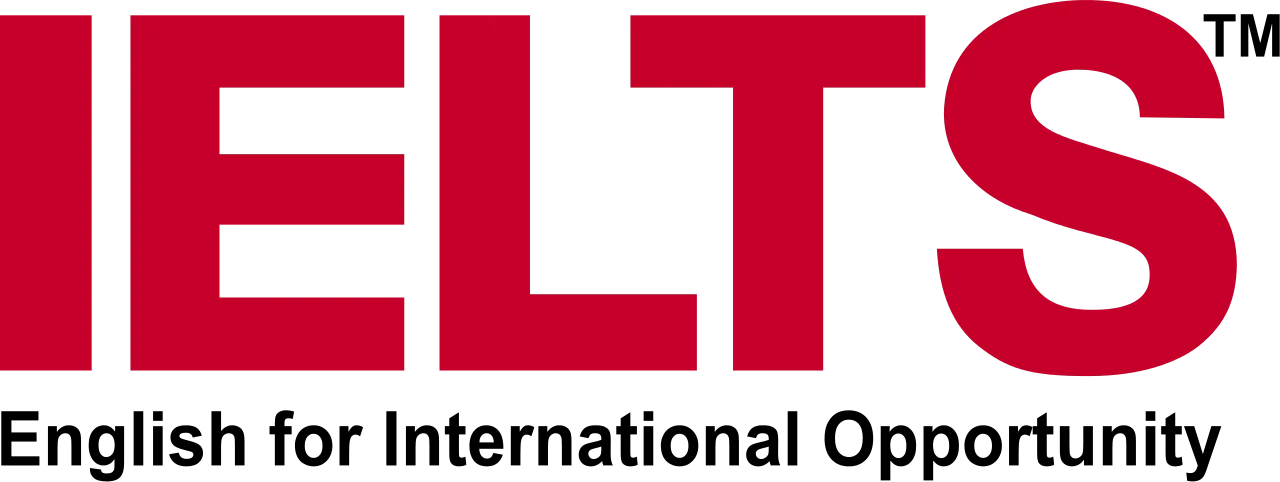 Logo officiel du test d'anglais IELTS pour étudier ou travailler à l'étranger