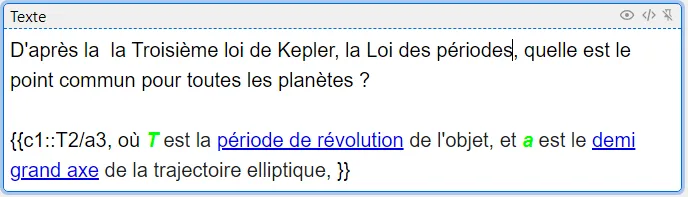 troisième loi de kepler