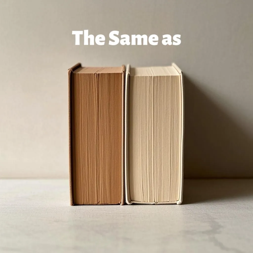 Guide Complet : Comment Traduire 'Le Même Que' en Anglais