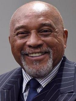 Tommie Smith, athlète américain, médaillé d'or aux Jeux olympiques 1968